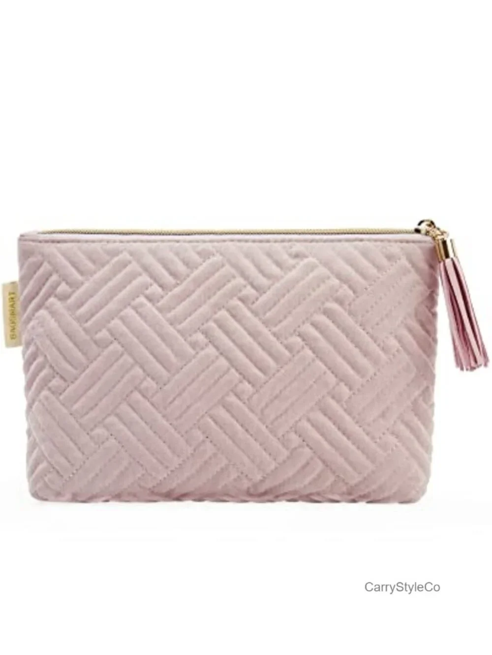 Small Makeup Bag Pouch Zipper Cosmetic Purse Organizer Tassel